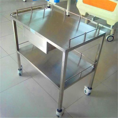Wózki szpitalne ISO9001 na kółkach, wózek szpitalny na pranie H850mm z szufladą
