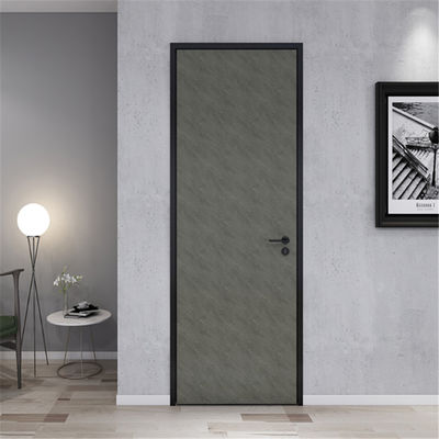 H2,1m W0,9m Aluminiowe drewniane drzwi wejściowe do mieszkania