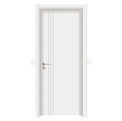 H2.1 m Drzwi przednie z kości słoniowej, nowoczesne drewniane drzwi wejściowe 800 kg / m3