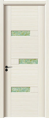 Drewniane drzwi wejściowe z ukrytymi zawiasami, drzwi wejściowe do biura H2,1 m