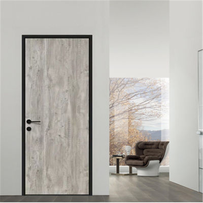 Drewniane drzwi wejściowe W0,9 m, pojedyncze drewniane drzwi wejściowe 800 kg / m3